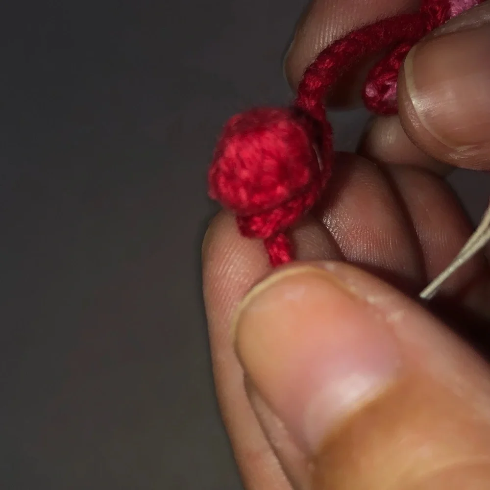 Hanna Andersson Crochet ladybug, necklace heart bracelet